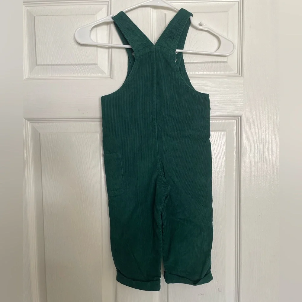 Carter's Dark Green Corduroy Overalls size 18-24 months